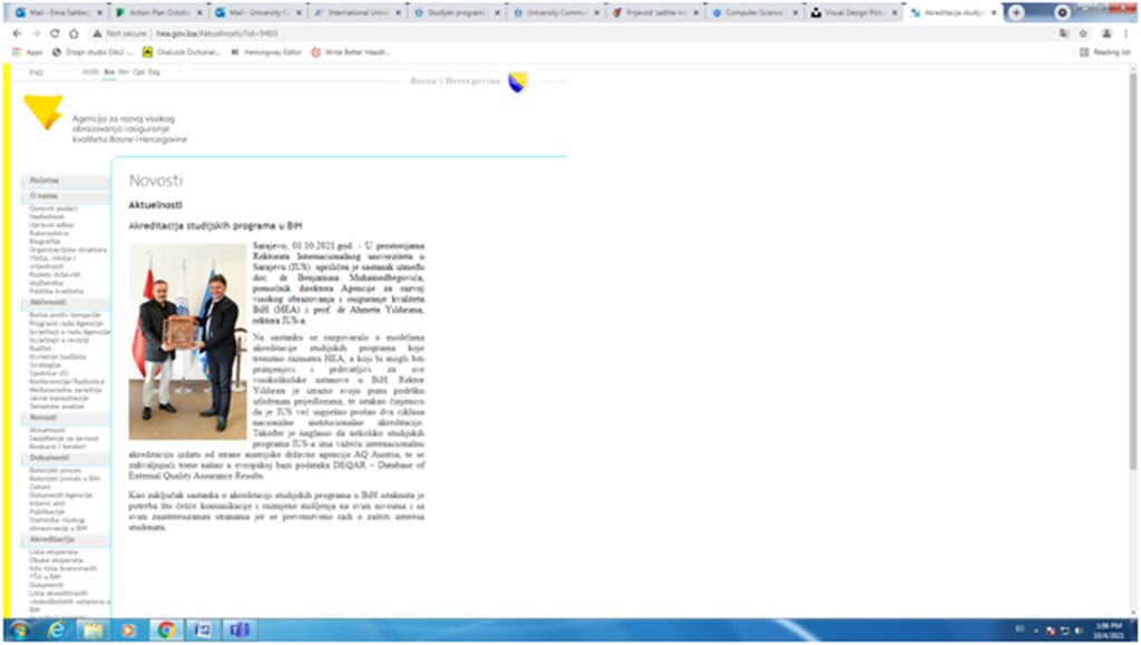 Akreditacija studijskih programa u BiH