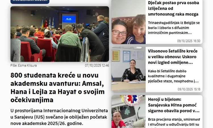 800 studenata kreće u novu akademsku avanturu