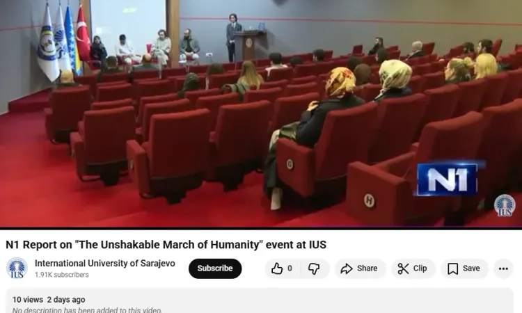 N1 Report on "The Unshakable March of Humanity" event at IUS