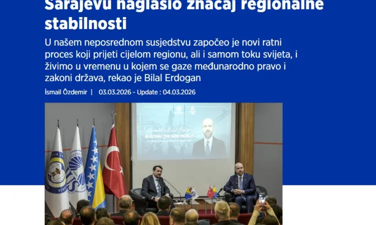 Bilal Erdogan u Sarajevu 