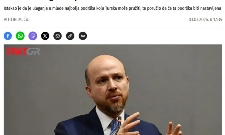 Bilal Erdogan u Sarajevu 