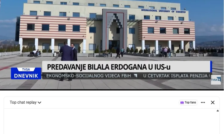 Bilal Erdogan u Sarajevu 