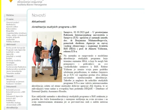 Akreditacija studijskih programa u BiH 
