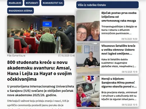 800 studenata kreće u novu akademsku avanturu