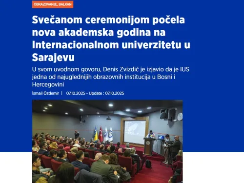Svečanom ceremonijom počela nova akademska godina