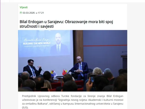 Bilal Erdogan u Sarajevu 